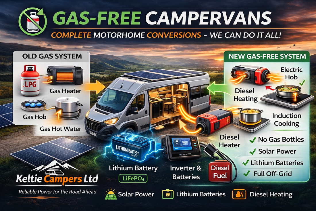 Converting a Motorhome to a Gas-Free Setup