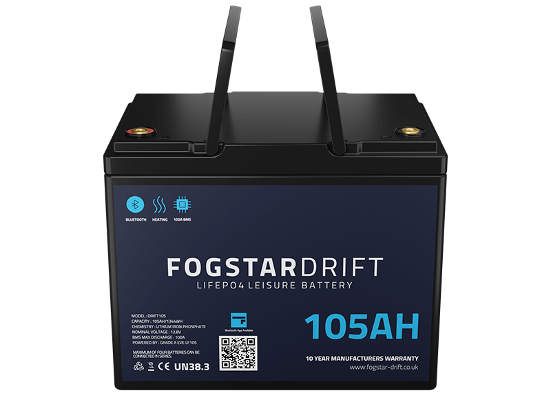 Fogstar Drift 12V 105Ah Lithium Leisure Battery