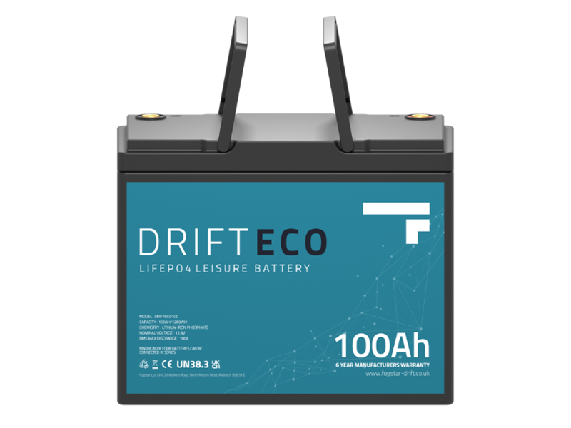 Drift ECO 12V 100Ah Lithium Leisure Battery + Bluetooth