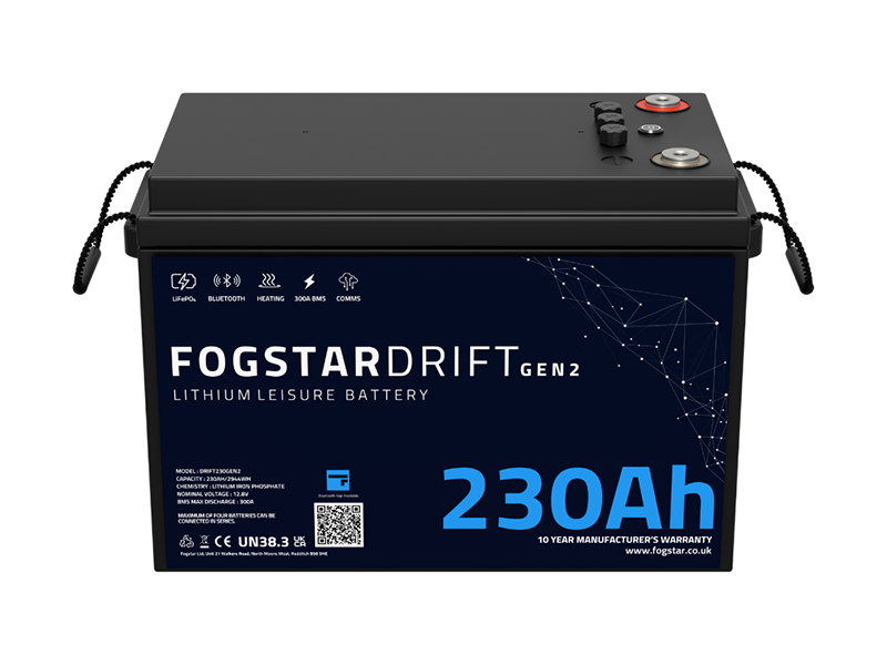Fogstar Drift 12V 230Ah Lithium Leisure Battery (Gen2)