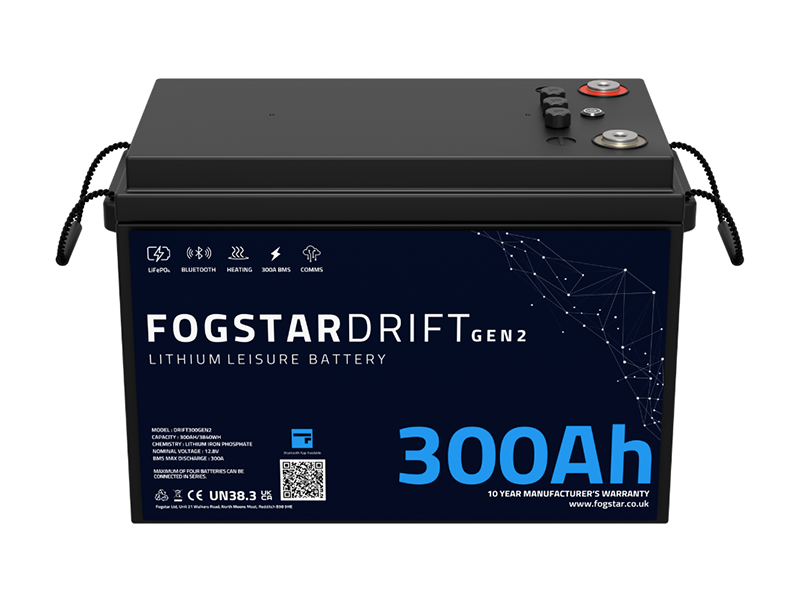 Fogstar Drift 12V 300Ah Lithium Leisure Battery (Gen2)