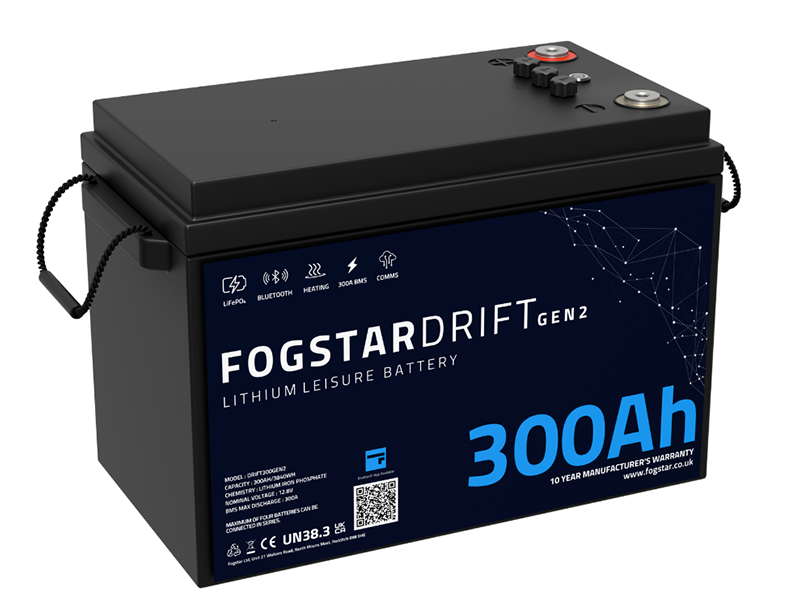 Fogstar Drift 12V 300Ah Lithium Leisure Battery (Gen2)