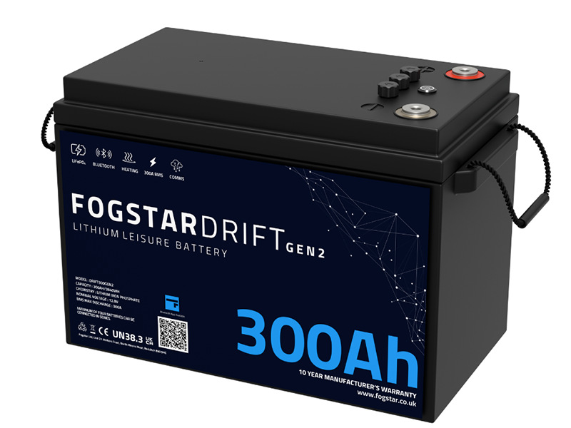 Fogstar Drift 12V 300Ah Lithium Leisure Battery (Gen2)