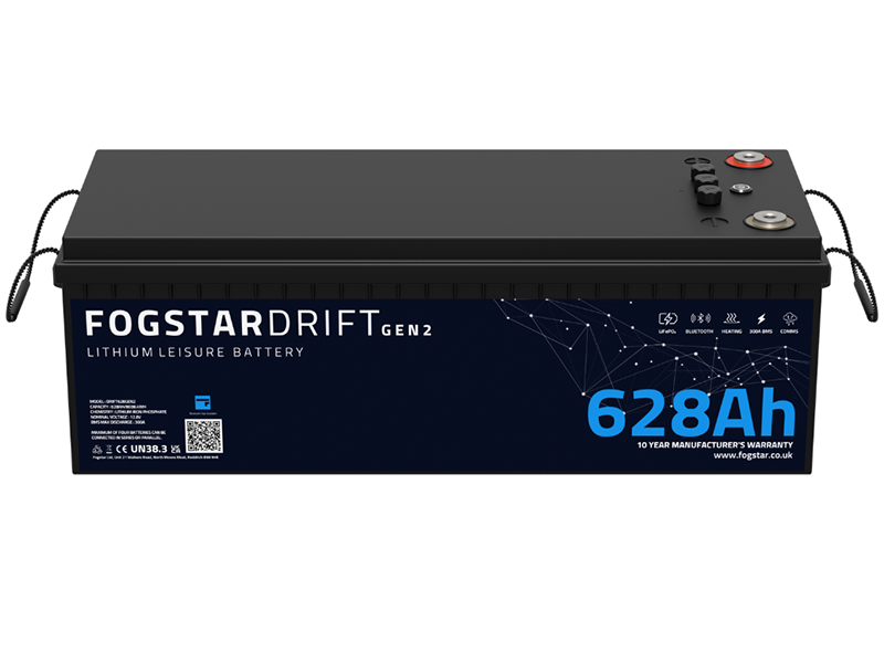 Fogstar Drift 12V 628Ah Lithium Leisure Battery (Gen2)