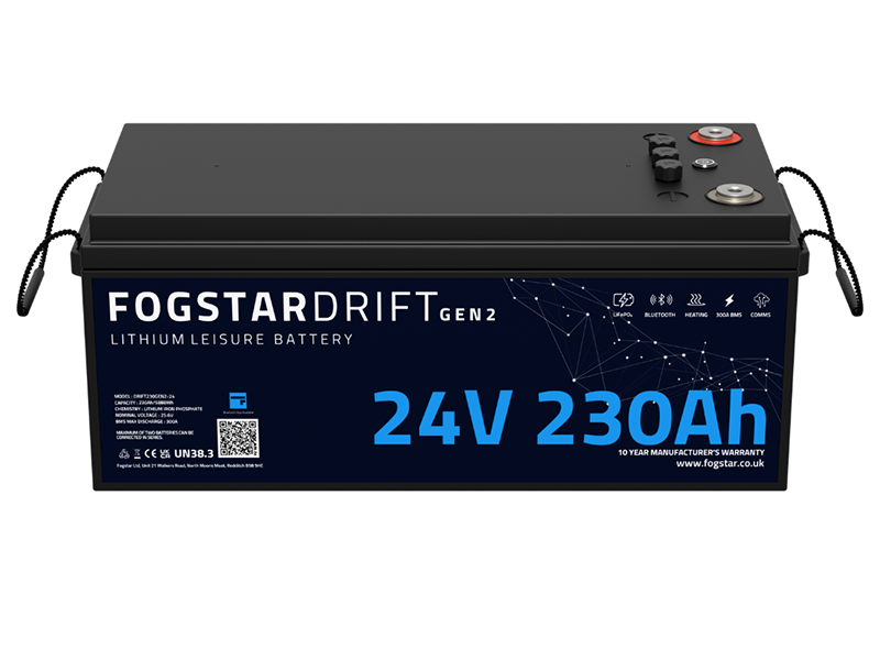 Fogstar Drift 24V 230Ah Lithium Leisure Battery (Gen2)