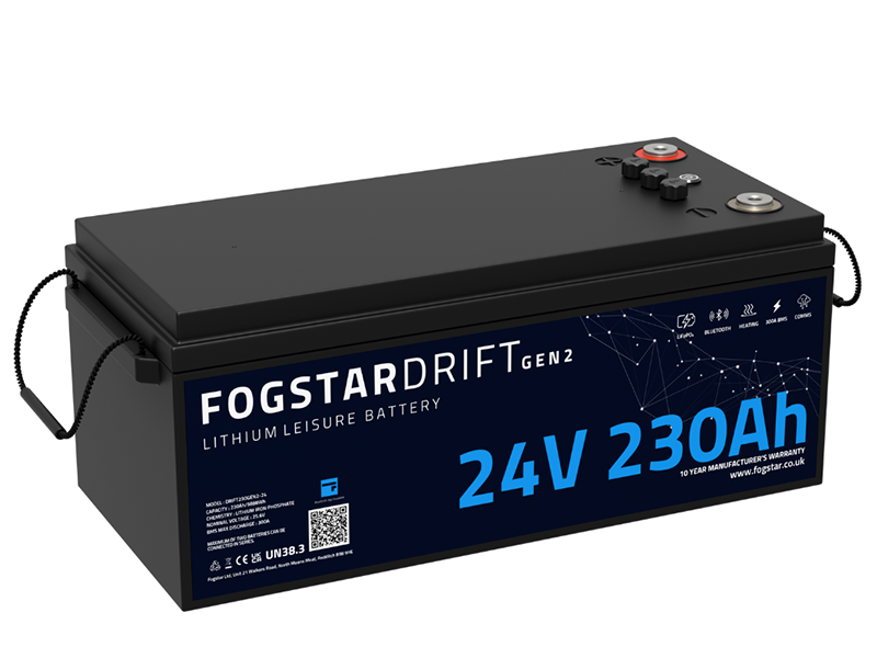 Fogstar Drift 24V 230Ah Lithium Leisure Battery (Gen2)